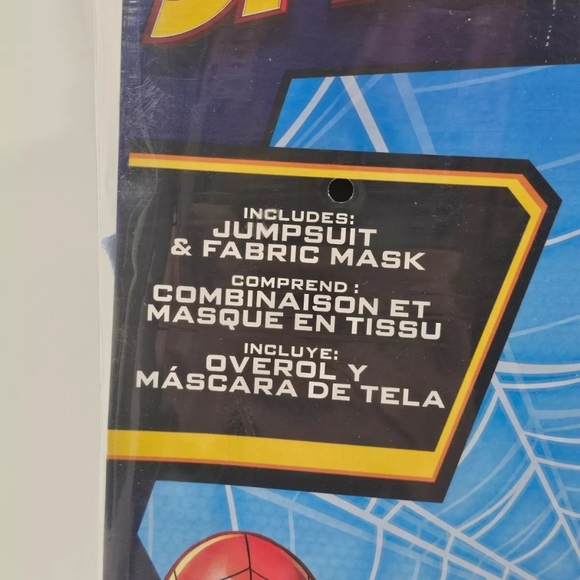 Halloween Costume Pretend Play Dress Up Spider-man Spiderman Outfit‎ szs 6 to 12 - Picture 3 of 6